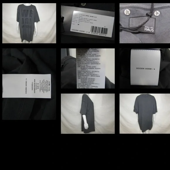 Golden Goose x Haus Women's
US M Dreamers T-Shirt Dress
Anthracite Grey - Picture 11 of 12
